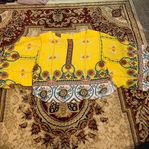 DONATING  Boho Designer Top Sz S